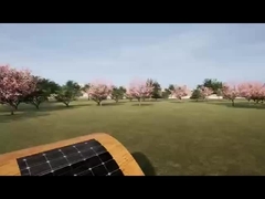 आधुनिक शहरी फर्नीचर आउटडोर के लिए एलईडी रोशनी के साथ स्मार्ट सोलर बेंच