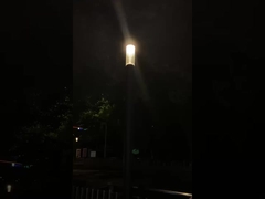 क्लासिक सजावटी पोस्टटॉप एलईडी प्रकाश व्यवस्था