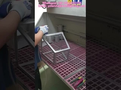 डाई-कास्टिंग एल्यूमीनियम एलईडी गार्डन लाइट बल्क पैकेजिंग और शिपिंग के लिए तैयार।