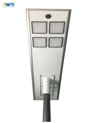 खरीदें एकीकृत सौर स्ट्रीट लाइट 120w एलईडी लैंप 12v120w मैक्स पावर डाई कास्टिंग एल्यूमीनियम बॉडी online manufacture