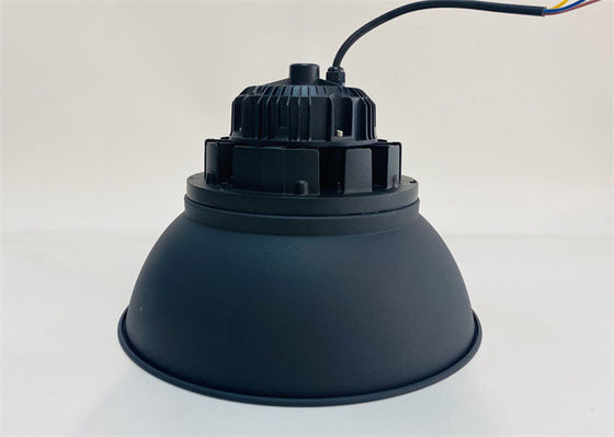 डाइ-कास्टिंग एल्यूमीनियम IK08 IP65 60W यूएफओ एलईडी हाई बे लाइट फॉर वेयरहाउस लाइटिंग