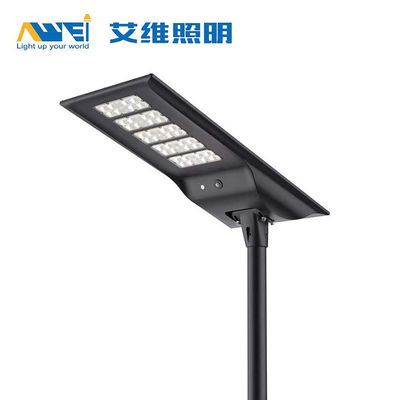 60W एकीकृत सौर एलईडी स्ट्रीट लाइट 18V 100W सार्वजनिक क्षेत्रों के लिए मोनोक्रिस्टलाइन सिलिकॉन पैनल के साथ