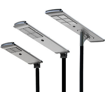 30W-120W डाई-कास्टिंग एल्यूमीनियम सोलर डस टू डॉन स्ट्रीट लाइट 170LM/W हाई इफेक्टिविटी IP65 रोड एंड स्ट्रीट के लिए